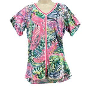 Lilly Pulitzer Bonita Cover Up Multi Scarlet Macaw Size XS